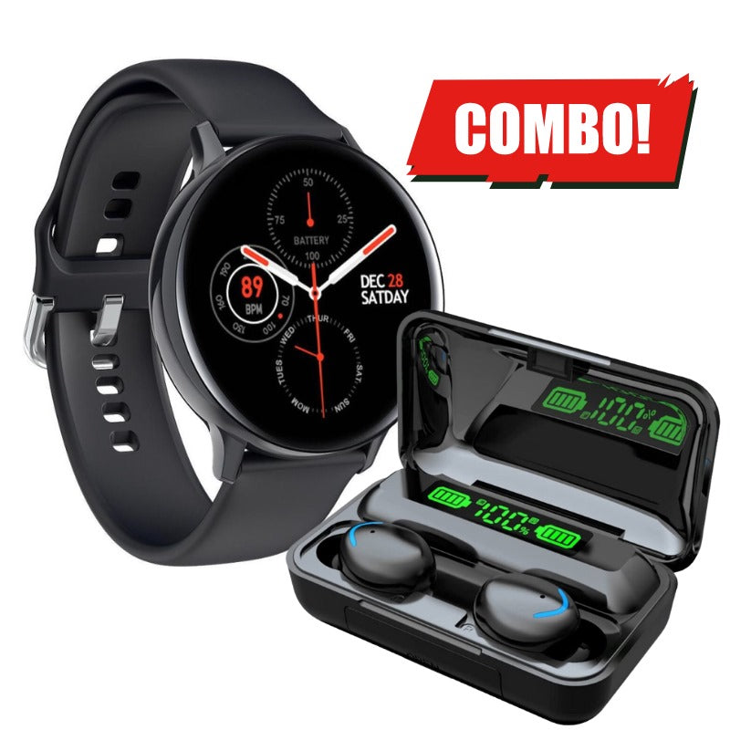 Compra el Smartwatch Active 2 Unisex ⌚️ y Llévate los  Audifonos de REGALO 🎵 ¡ÚLTIMAS UNIDADES DEL COMBO!